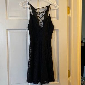 New, Never Worn Black Mini Dress (size XS)